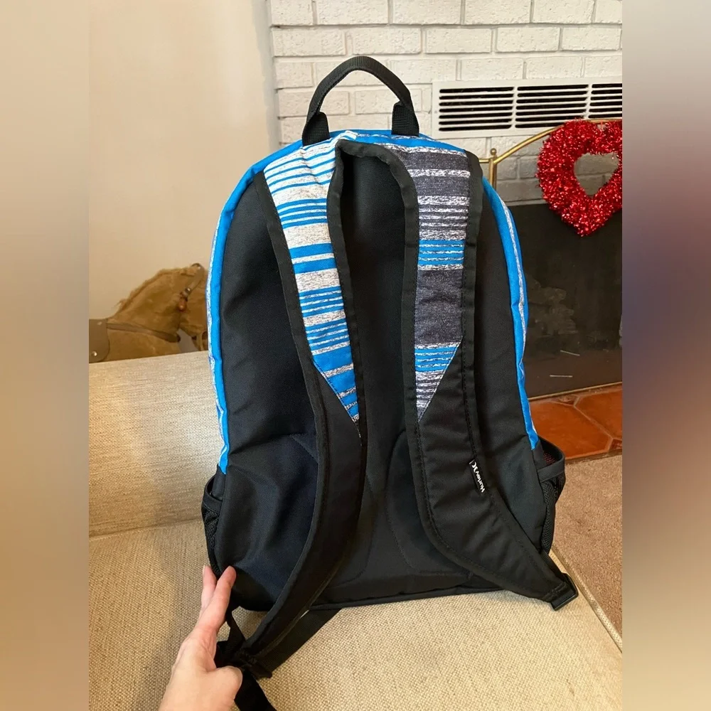 Hurley blue and black backpack